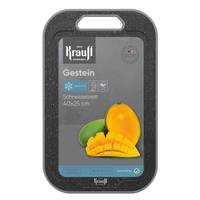 Дошка кухонна Krauff Gestein 29-305-210 39,5х24,7 см сіра