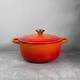 Каструля с крышкой Le Creuset Signature Cast Iron Round Casserole 21177240902430 24 см 4.2 л огненная