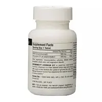 Вітаміни та мінерали Source Naturals Chromemate Chromium GTF Yeast-Free 200 mcg, 120 таблеток