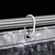 Шторка для ванной комнаты Bathlux 180 x 180 люкс качество с водоотталкивающим покрытием, Прозрачная с узором