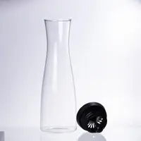 Стеклянный графин с крышкой 1.2 (л) для воды, сока, лимонада HP-19-43