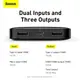 УМБ BASEUS Bipow Overseas Digital Display Power bank 10000mAh |2USB/1Type-C, 3A/15W, QC| (PPBD050001)