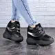 Женские сникеры Fashion Shadow 2057 41 размер 25 см Черный
