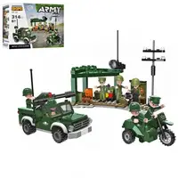 Конструктор Limo Toy Военная база KB-122 314 деталей