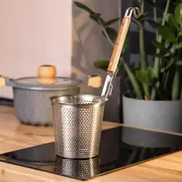 Сито з нержавіючої сталі для фритюру та варіння 34 см HP-19-26