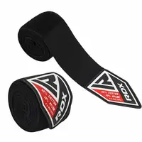 Бінті для боксу RDX WX Professional Boxing Hand Wraps Black (4.5м.)