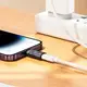 Переходник HOCO iP male to C female OTG transparent adapter UA36A |480Mbps, 2A|