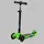 Самокат трехколесный Best Scooter "Dinosaur". Black and Green (111644)