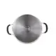 Кастрюля с крышкой Bergner Midnight BG-32084-MM 28 см 9.5 л серебристая