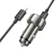 Адаптер автомобильный HOCO Type-C to Lightning cable Leader dual-port car charger with digital display set Z50 |1USB/1Type-C, 48W/3A, PD/QC|