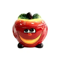 Банка для хранения сыпучих продуктов Milika Smile Apple M07130-EDB125-A 500 мл красная