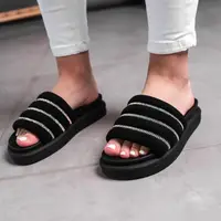 Шлепанцы женские Fashion Wocky 2837 40 размер 25,5 см Черный