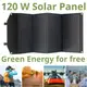 Портативное зарядное устройство солнечная панель Bresser Mobile Solar Charger 120 Watt USB DC 3810070