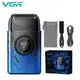 Электробритва VGR V-377 BLUE шейвер, Электрическая бритвенная бритва для бритья, шейвер мужской