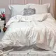 Постельное белье Жаккард IVORY ELEGANT сатин MERISET - Семейный на резинке