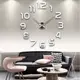 Большие настенные часы DIY Clock с цифрами СЕРЫЕ 172520