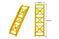 Мотовило для монтажа ORANGE 38х145мм. (желтое) (MY145)