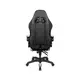 Кресло геймерское Kruger&Matz GX-150 с подставкой для ног Black/White