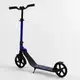 Двухколесный самокат "Best Scooter" колеса PU, амортизатор, складной. Black and blue (103471)