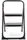 Лестница Rolser Taburete M/10 UNE 2 ступени Negro (MET003-1023)