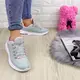 Женские кроссовки Fashion Kato 1215 40 размер 25,5 см Серый