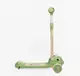 Самокат трехколесный Skyper DN-1147 колеса PU со светом и музыкой. Green and Beige (189241)
