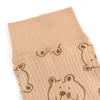 Ползуны из интерлока Bear on coffee