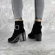 Ботильоны женские зимние Fashion Napolean 2377 41 размер 26 см Черный