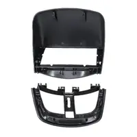 Перехідна рамка Lesko 9" Peugeot 207 2010-2016 6869 Black