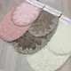 Bej Коврики с гипюром. 2 штуки. Estima Турция.