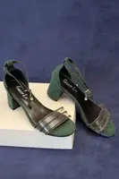 Босоножки женские, цвет зеленый, 243RE285