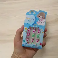 Накладні нігті дитячі (12 шт), мікс видів