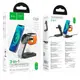 Зарядка Qi Motorcycle folding 3-in-1 magnetic wireless fast charger CQ3 |15W|