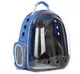 Прозрачный рюкзак для переноски животных Pet Cat для кошек и собак Blue