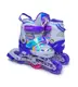 Раздвижные ролики Scale Sports размер 26-29 (светящиеся колеса). Rainbow Violet (626874536)