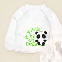 Набір новонародженої сорочечки і повзунки з принтом Panda