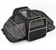 Сумка переноска для кошек и собак XL 76x46x28 см CosmoPet CP-05 Black/White