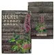 Обложка на паспорт Secret Garden фиолетовый цветок (ткань)