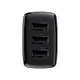 Адаптер сетевой Baseus Compact  Charger 3U 17W EU |3USB, QC, 3.4A|  (CCXJ020102)