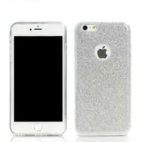 Силиконовый чехол Glitter iPhone 6/6s серебро REMAX 603402