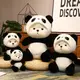 Мягкая игрушка Медвежонок Панда в костюме с съемным капюшоном · Плюшевый мишка, 80 см