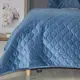 Покрывало полуторное ТЕП Velour Ромб круглый 4-00515_33875 150х210 см темно-синее