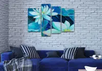 Модульні картини харків, на Полотні сін., 85x110 см, (55x30-2/80х20/65x20)