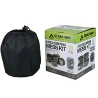 Набір посуду для кемпінгу Starcamp Cookware set 2-3 HX-CK03 black