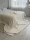 Плед Dushka Home Шарпей Полоска 4 см 21789 200х230 см белый