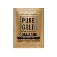 Препарат для суставов и связок Pure Gold Protein Collagen, 12 грамм Зеленое яблоко