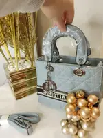 Жіноча стильна сумка Lady матова блакитна ІДЕАЛЬНИЙ ПОДАРУНОК