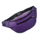 Сумка на пояс бананка Bumbag из экокожи унисекс, поясная сумка через плечо Фиолетовая 27×16 см
