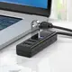 USB HUB HOCO HB25 4 in 1 Type-C to USB 3.0 + USB 2.0х3 Разветвитель для ноутбука Черный