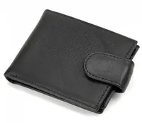 Кожаное мужское портмоне Tiding Bag черный